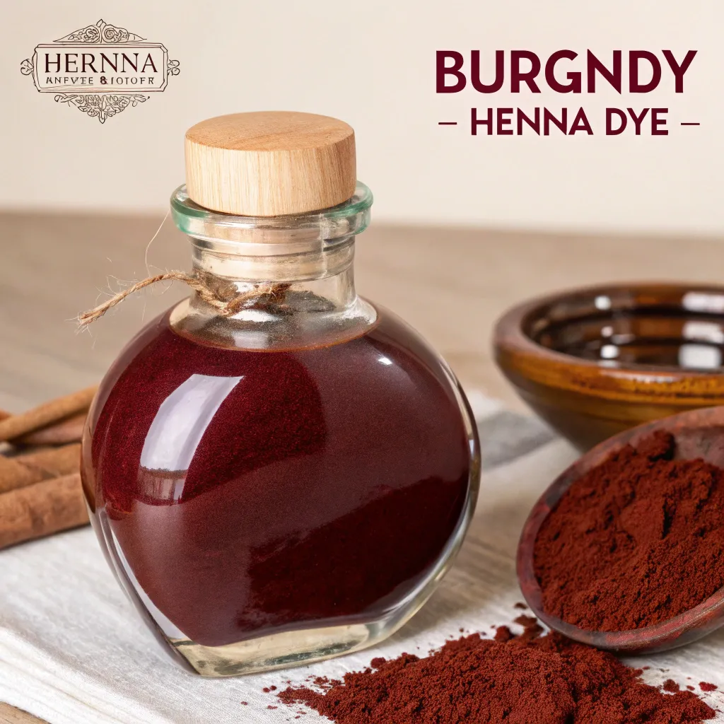 Burgundy Henna Dye