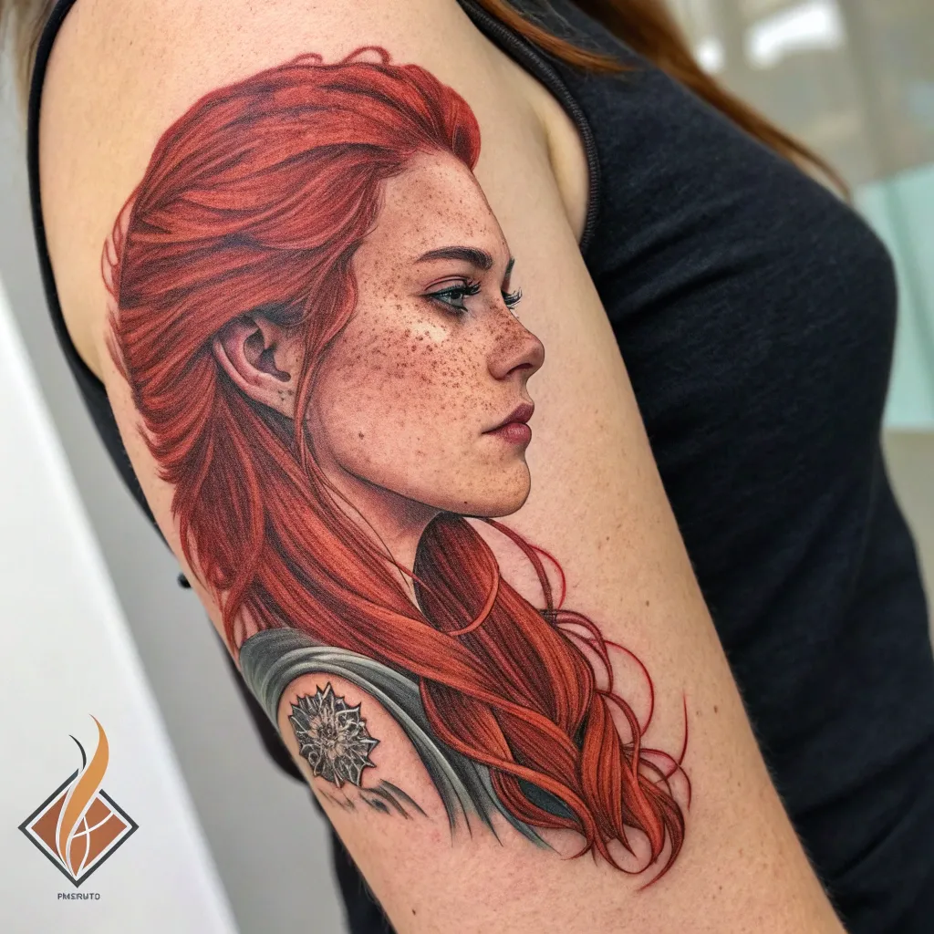 Redhair Tattoo Logo
