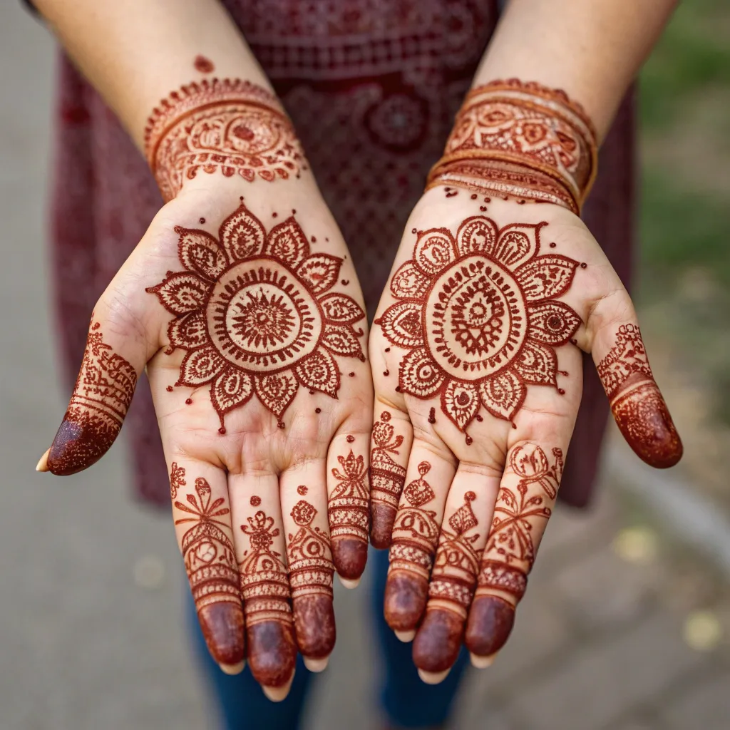 Hands with Henna